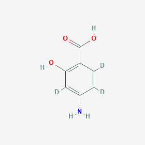 molecular formula C7H7NO3 B13846696 4-Aminosalicylic Acid-d3 