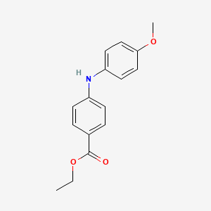 molecular formula C16H17NO3 B13846753 Ethyl 4-(4-methoxyanilino)benzoate CAS No. 458550-53-3