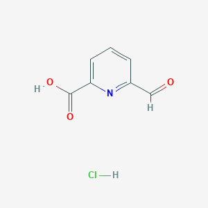 molecular formula C7H6ClNO3 B1384676 6-Formylpyridine-2-carboxylic acid hydrochloride CAS No. 2059941-86-3
