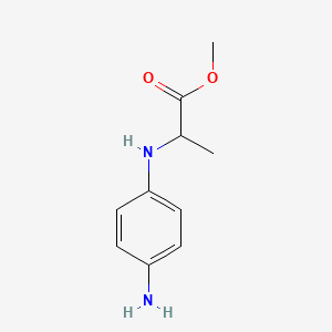 molecular formula C10H14N2O2 B13846800 Methyl 2-(4-aminoanilino)propanoate CAS No. 1311383-64-8