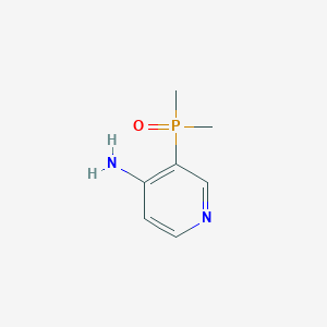 molecular formula C7H11N2OP B1384681 (4-Aminopyridin-3-yl)dimethylphosphine oxide CAS No. 2260937-83-3