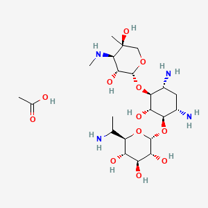 molecular formula C22H44N4O12 B13846848 Gentamicin B1 Acetate Salt 