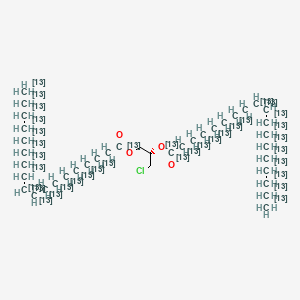 molecular formula C39H71ClO4 B13846886 rac 1,2-Dioleoyl-3-chloropropanediol-13C36 