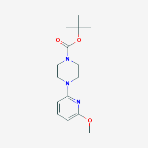 molecular formula C15H23N3O3 B13846893 Tert-butyl 4-(6-methoxypyridin-2-yl)piperazine-1-carboxylate 