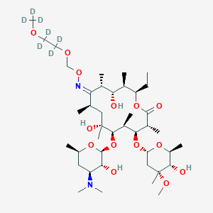 molecular formula C41H76N2O14 B13846906 12-Deoxy Roxithromycin-d7 