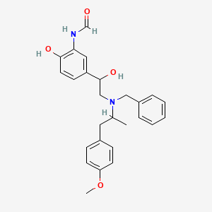 molecular formula C26H30N2O4 B13846930 rac-N-Benzyl Formoterol (Mixture of Diastereomers) 