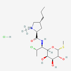 molecular formula C18H34Cl2N2O5S B13846937 Clindamycin-13C,D3 Hydrochloride 