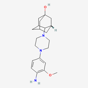 trans-4-(4-(4-Amino-3-methoxyphenyl)piperazin-1-yl)adamantan-1-ol