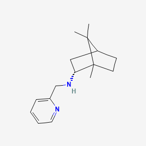 (2R)-1,7,7-trimethyl-N-(pyridin-2-ylmethyl)bicyclo[2.2.1]heptan-2-amine