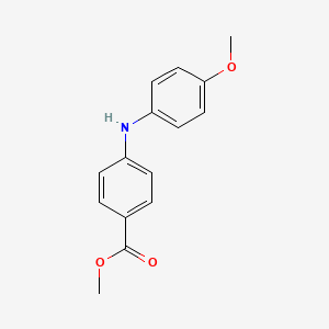 molecular formula C15H15NO3 B13847064 Methyl 4-(4-methoxyanilino)benzoate 