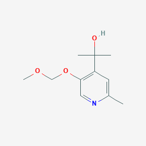 2-(5-(Methoxymethoxy)-2-methylpyridin-4-yl)propan-2-ol