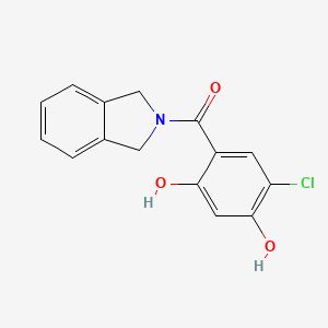 (5-Chloro-2,4-dihydroxyphenyl)-(1,3-dihydroisoindol-2-yl)methanone