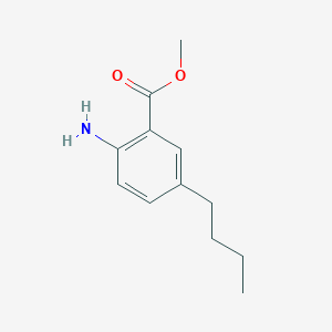 molecular formula C12H17NO2 B13847119 Methyl 2-amino-5-butylbenzoate 