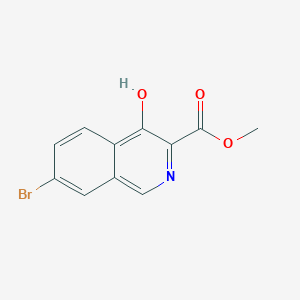 Methyl 7-bromo-4-hydroxyisoquinoline-3-carboxylate