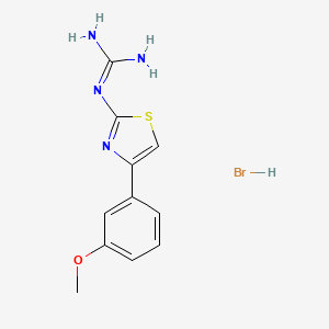 1-(4-(3-Methoxyphenyl)thiazol-2-yl)guanidine Hydrobromide