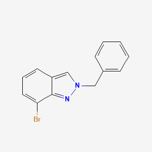 molecular formula C14H11BrN2 B13847219 2-Benzyl-7-bromo-2H-indazole 