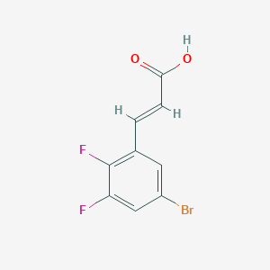 molecular formula C9H5BrF2O2 B1384730 5-Bromo-2,3-difluorocinnamic acid CAS No. 2387460-69-5
