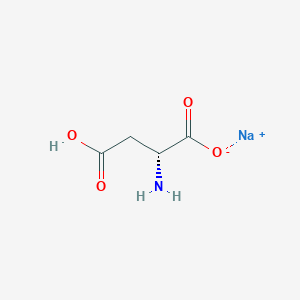molecular formula C4H6NNaO4 B1384732 D-天门冬氨酸钠 CAS No. 10329-81-4