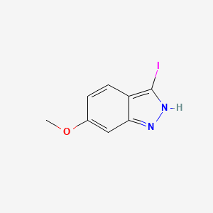 molecular formula C8H7IN2O B1384740 3-Iodo-6-methoxy-1H-indazole CAS No. 936138-17-9