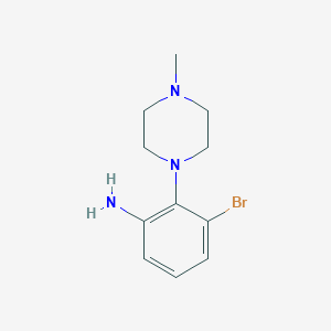 3-Bromo-2-(4-methylpiperazin-1-yl)aniline
