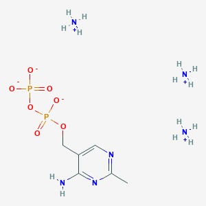 molecular formula C6H20N6O7P2 B1384754 Ammonium (4-amino-2-methylpyrimidin-5-yl)methyl diphosphate CAS No. 220491-31-6