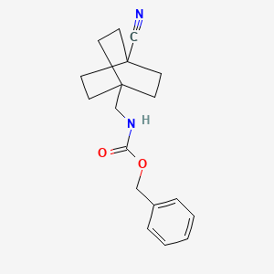 Benzyl ((4-cyanobicyclo[2.2.2]octan-1-yl)methyl)carbamate
