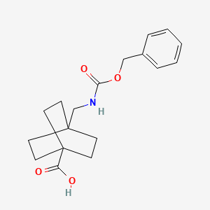 4-((((Benzyloxy)carbonyl)amino)methyl)bicyclo[2.2.2]octane-1-carboxylic acid