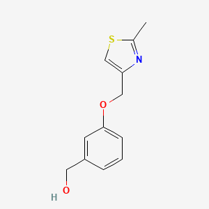 [3-[(2-Methyl-1,3-thiazol-4-yl)methoxy]phenyl]methanol