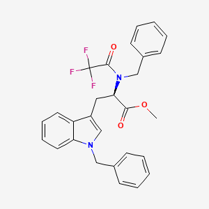 N,N'-Dibenzyl-N-trifluoroacetyl-L-tryptophan Methyl Ester