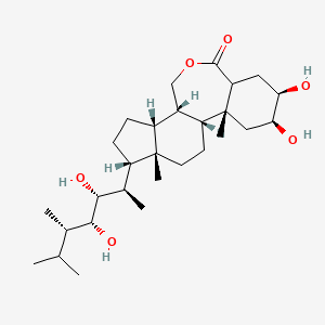 (1R,2R,4S,5R,11S,12R,15S,16S)-15-[(2R,3R,4R,5S)-3,4-dihydroxy-5,6-dimethylheptan-2-yl]-4,5-dihydroxy-2,16-dimethyl-9-oxatetracyclo[9.7.0.02,7.012,16]octadecan-8-one