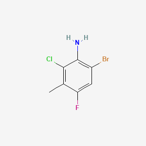 6-Bromo-2-chloro-4-fluoro-3-methylaniline