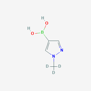 1-Methyl-4-pyrazoleboronic Acid-d3