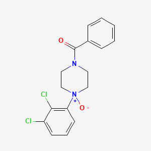 1-Benzoyl-4-(2,3-dichlorophenyl)piperazine 4-Oxide