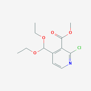 Methyl 2-chloro-4-(diethoxymethyl)pyridine-3-carboxylate