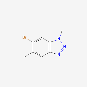 B1384777 6-Bromo-1,5-dimethyl-1H-benzo[d][1,2,3]triazole CAS No. 2287288-18-8