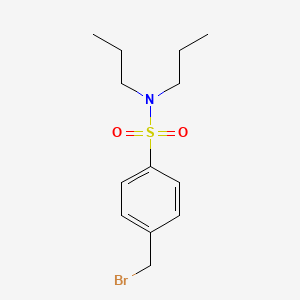 molecular formula C13H20BrNO2S B13847803 4-(bromomethyl)-N,N-dipropylBenzenesulfonamide 