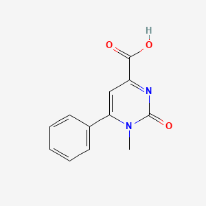 B1384782 1-Methyl-2-oxo-6-phenyl-1,2-dihydro-pyrimidine-4-carboxylic acid CAS No. 1048922-47-9