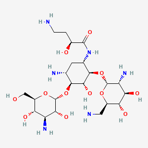 molecular formula C22H44N6O12 B13847844 3-N-[(S)-4-Amino-2-hydroxybutyryl]kanamycin B 