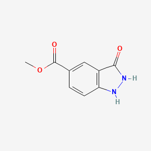 molecular formula C9H8N2O3 B1384789 3-羟基-1H-吲唑-5-羧酸甲酯 CAS No. 1082041-20-0