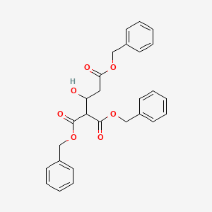 molecular formula C27H26O7 B13847952 Tribenzyl 2-Hydroxypropane-1,1,3-tricarboxylate 