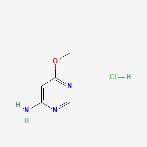 molecular formula C6H10ClN3O B13847953 6-Ethoxypyrimidin-4-amine Hydrochloride 