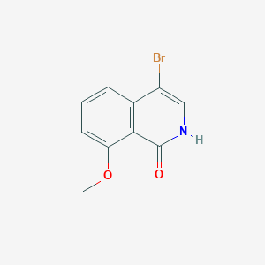 molecular formula C10H8BrNO2 B1384797 4-溴-8-甲氧基异喹啉-1-醇 CAS No. 1504500-37-1
