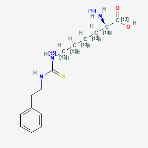 N6-{[(2-Phenylethyl)amino]carbonothioyl}lysine-13C6,15N2