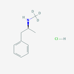 molecular formula C10H16ClN B13848001 S-(+)-Methamphetamine-d3 Hydrochloride 