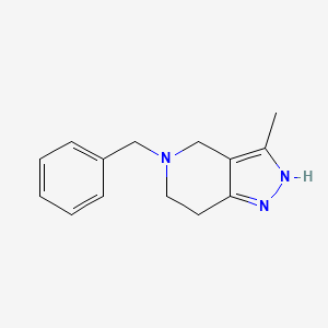 5-Benzyl-3-methyl-2,4,6,7-tetrahydropyrazolo[4,3-c]pyridine