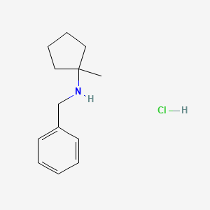 N-benzyl-1-methylcyclopentan-1-amine;hydrochloride