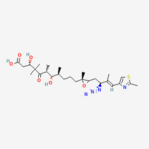 (3S,6R,7S,8S)-11-((2R,3S)-3-((S,E)-2-Azido-3-methyl-4-(2-methylthiazol-4-yl)but-3-en-1-yl)-2-methyloxiran-2-yl)-3,7-dihydroxy-4,4,6,8-tetramethyl-5-oxoundecanoic Acid