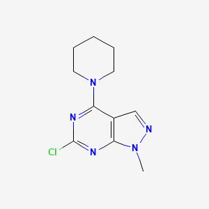 6-Chloro-1-methyl-4-piperidin-1-yl-1H-pyrazolo[3,4-d]pyrimidine