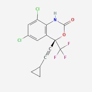 (S)-6,8-Dichloro-4-(cyclopropylethynyl)-4-(trifluoromethyl)-1Hbenzo[d][1,3]oxazin-2(4H)-one