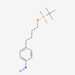 molecular formula C16H27NO2Si B13848066 tert-Butyldimethyl(4-(nitrosophenyl)butoxy)silane 